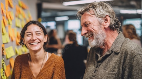 Wallpaper Mural Engaging team collaboration event office space photography creative environment candid perspective team building concept Torontodigital.ca