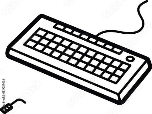 Vector Design Keyboard Icon Style | Premium Vector