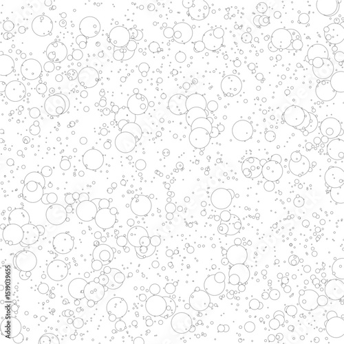 vector seamless pattern with bubbles BACKGROUND