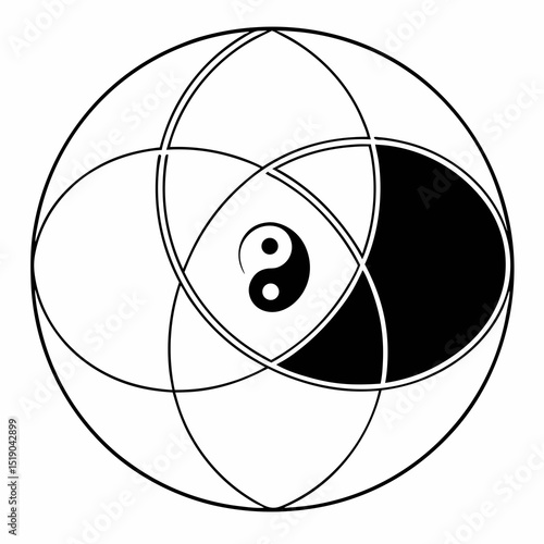 Circle Inside Square – Philosophical Form”