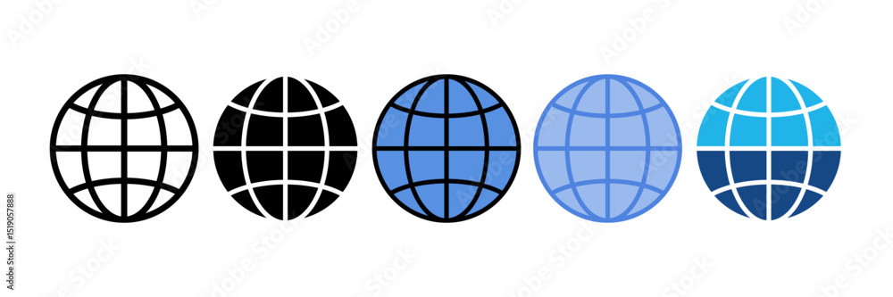 Globe Icon Element For Design Globe Icon Element For Design
