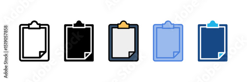 Clipboard Icon Element For Design