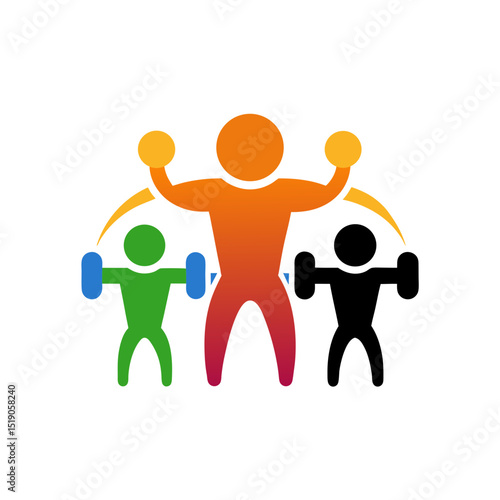 Digital Online Trainer Icon Vector Doodle Clipart