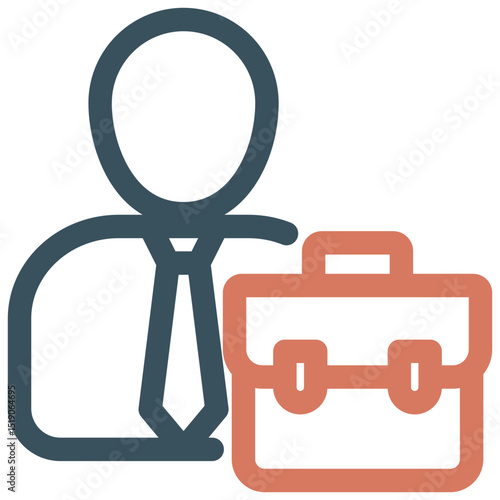 Employee icon symbol. Vector illustration.