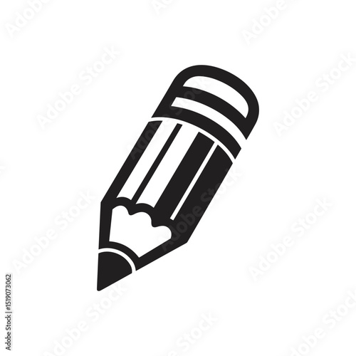 Vector Illustration of a Classic Pencil Icon