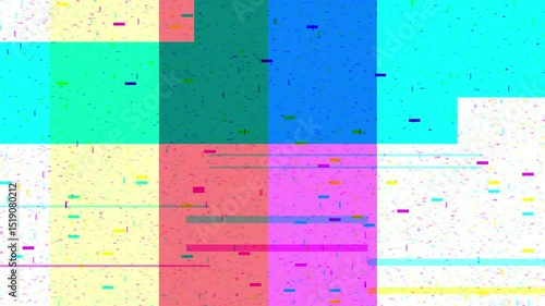 Digital Design Abstract Animation Noise Pixel Glitch Error Damage Video 006
