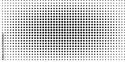 grunge Halftone white and black dots pattern and black gradient grunge texture background. Dotted line comic sport style vector illustration