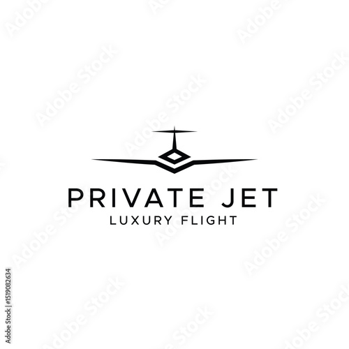 Private jet logo