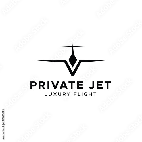 Private jet logo