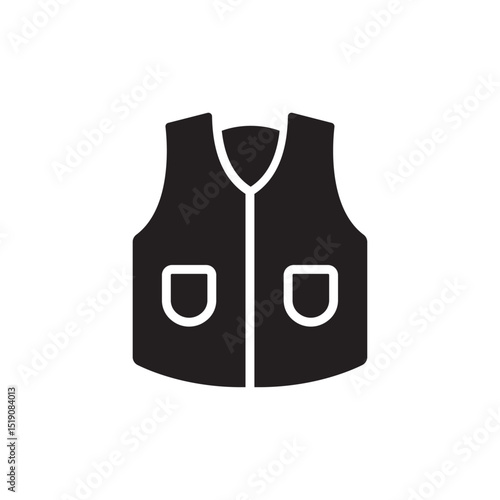 fishing vest icon 