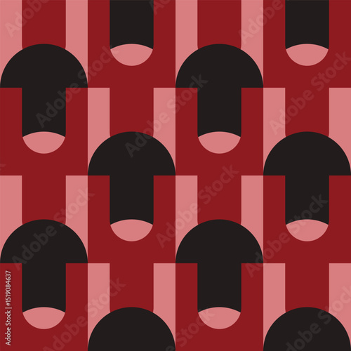 Abstract geometric seamless...