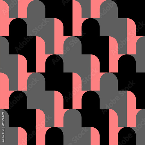Abstract geometric seamless...