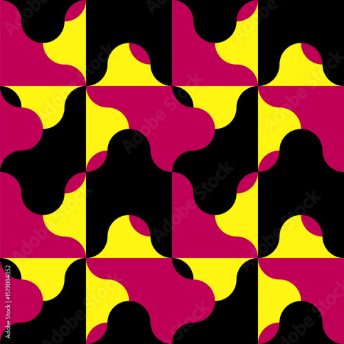 Abstract geometric seamless...
