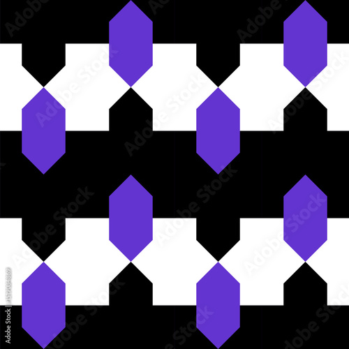 Abstract geometric seamless...
