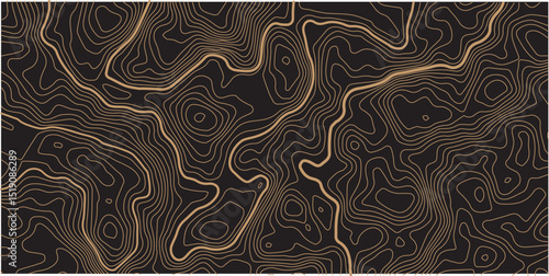 Topographic map background geographic line map with elevation assignments. Modern design with White background with topographic wavy pattern design.