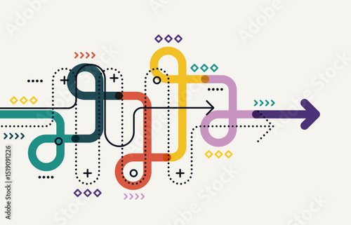 Abstract arrow direction. Technology background. High speed. Hi-tech