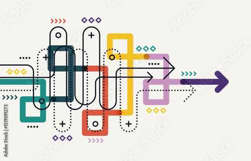 Abstract arrow direction. Technology background. High speed. Hi-tech