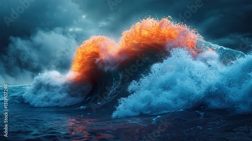 Mesmerizing images capturing the fluidity and beauty of motion, whether its swirling liquids, dancing flames, or flowing fabrics. a highly detailed epic cinematic HD 8k wallpaper photographic image
