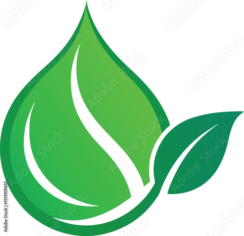 renewable resources cycle with recycling and leaves