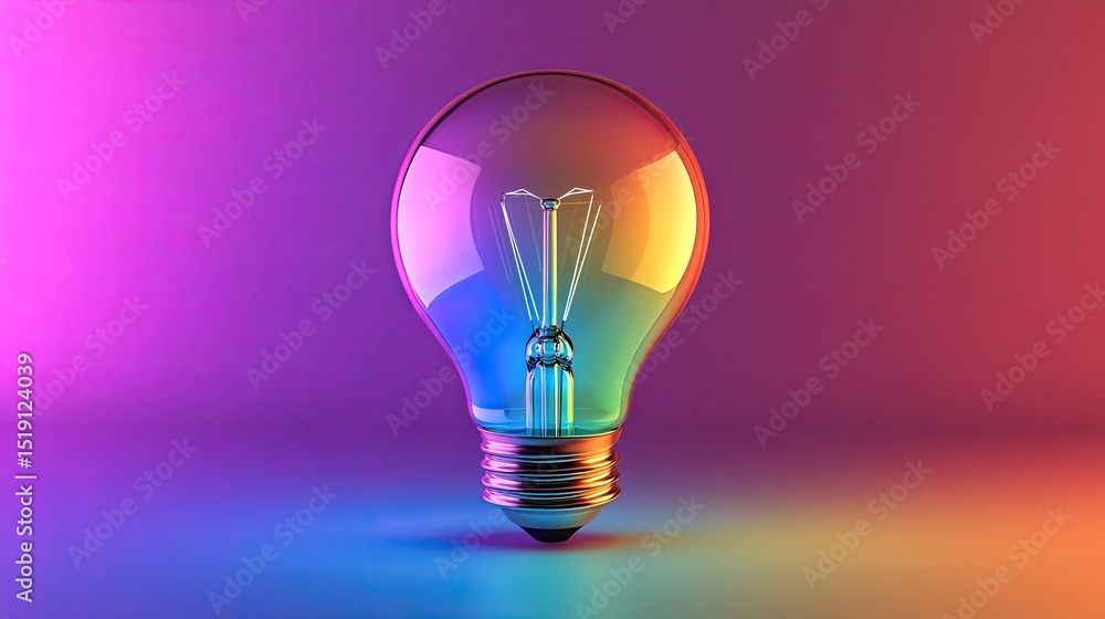 Abstract Lightbulb Illustration with a Creative and Innovative Concept for Technology Ideas Abstract Lightbulb Illustration with a Creative and Innovative Concept for Technology Ideas