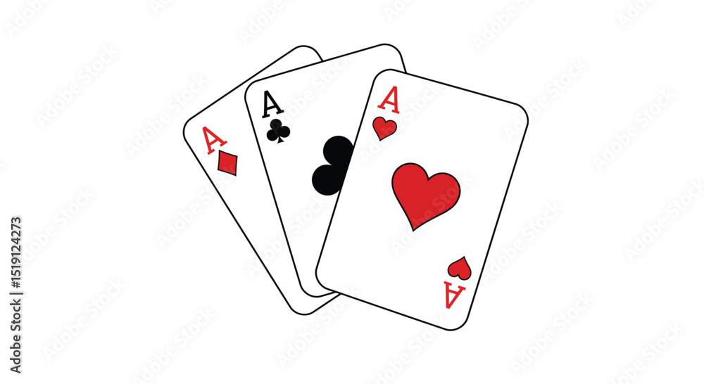 Obraz premium Playing card icon