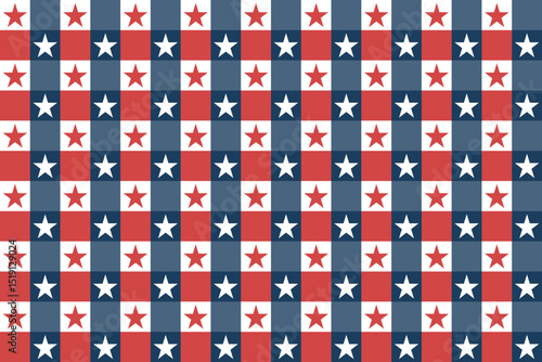 Stars & Stripes Patriotic Pattern