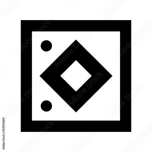 Wallpaper Mural Dagger or short sword icon, for attack, direct threat, weapon, security breach, or penetration testing. Represents offensive capabilities or danger. Torontodigital.ca