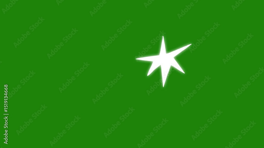 Triangle Energy Shape Blast with Flat Geometric Sparkling Star Elements, Abstract Spike Elements on green screen background. 4k Triangle Energy Shape Blast with Flat Geometric Sparkling Star Elements, Abstract Spike Elements on green screen background. 4k