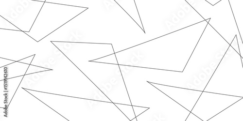 Triangular 3d, modern background Modern geometrical dynamic and seamless abstract white background. Random chaotic lines abstract geometric pattern. .graphic background dots with connections for your