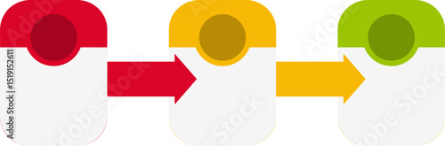 Colorful Infographic Textbox with Arrow