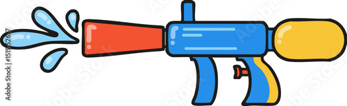 a water gun that spews water