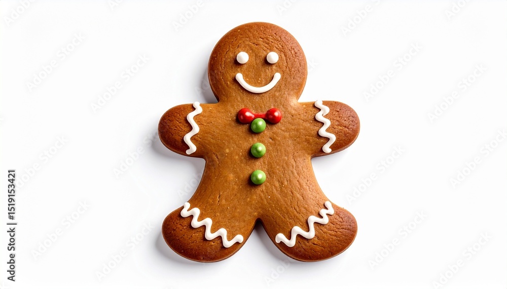 gingerbread man isolated on white gingerbread man isolated on white
