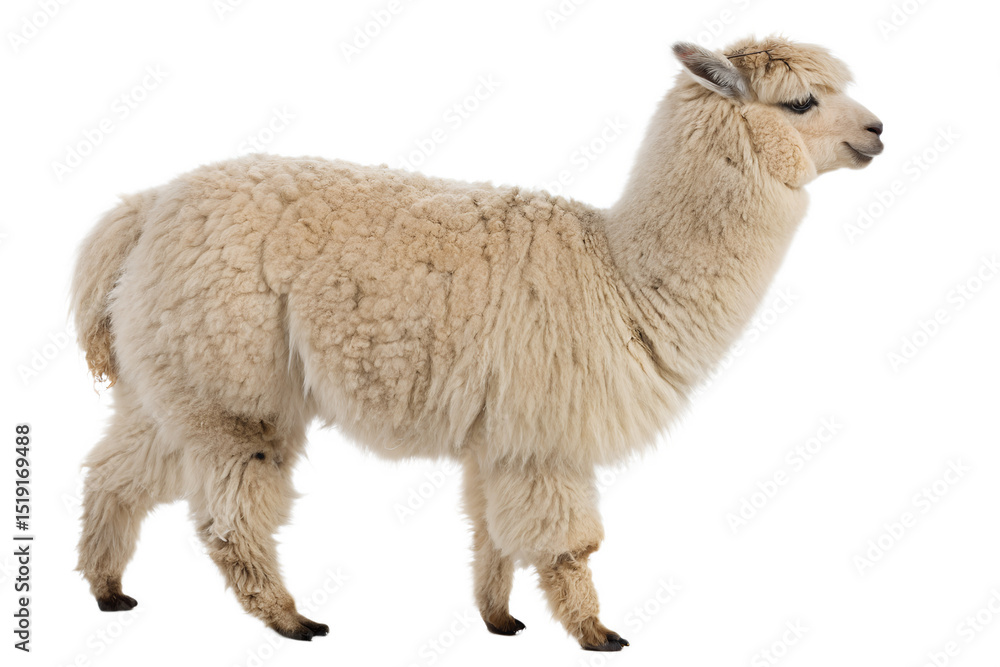 Fototapeta premium white wool for eid al adha isolated on transparent background