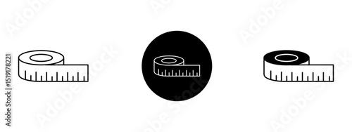 Scale   Icon Set – Line, Solid, and Glyph Background Styles