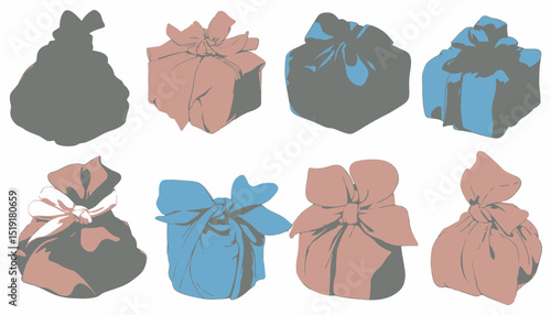 Elegant Furoshiki Gift Wrapping A Collection of Stylishly Wrapped Presents