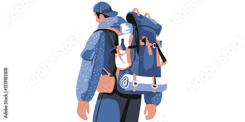 Backpacking Adventure A Hiker's Journey into the Wilderness