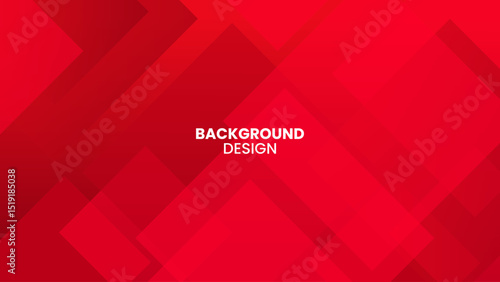 Red geometric background design, perfect for modern tech presentations, abstract art prints, web graphics, and digital advertising projects.