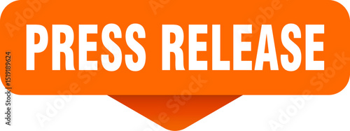 press release sticker. press release sign on transparent background