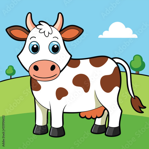 --a-cow-stands-in-the-field.eps