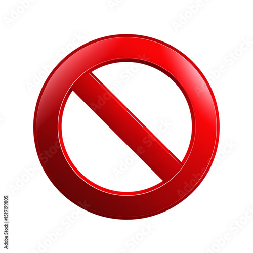 no horn sign red circle with horn symbol isolated on transparent background