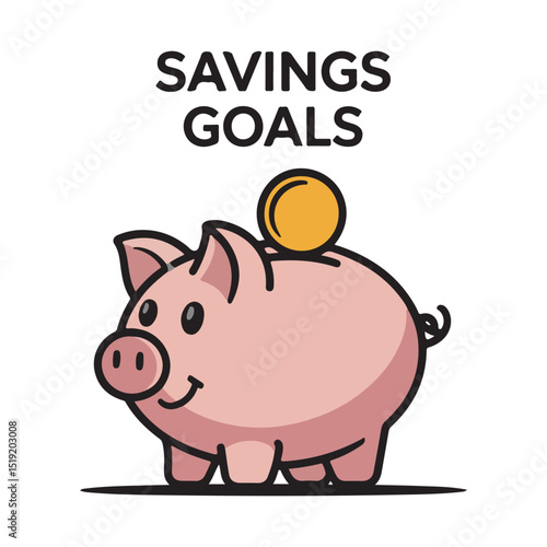 Savings Goals Piggy Bank
