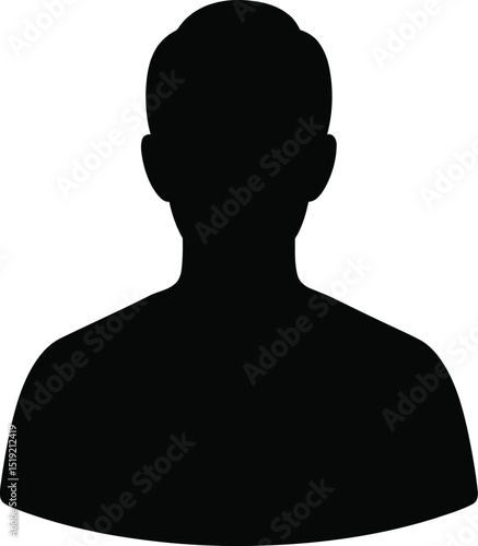 Generic black silhouette of a person's head and shoulders.