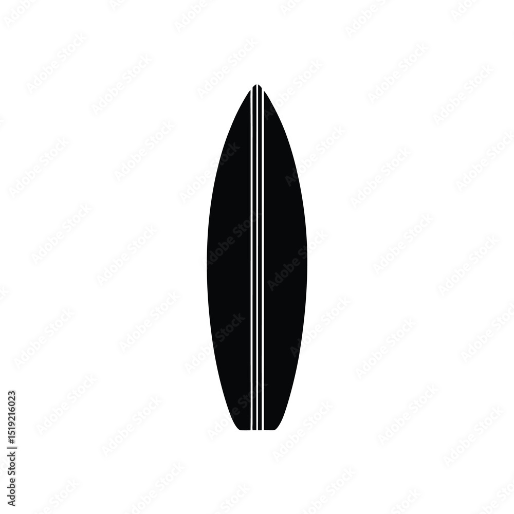 Surfboard Bold Vector Design Surfboard Bold Vector Design