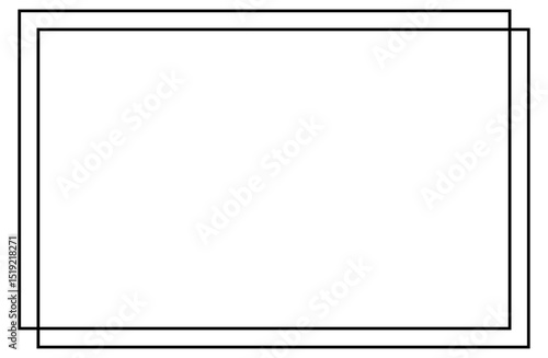 simple black border frame for decoration