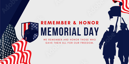 Stylized Statue of Liberty illustration paired with waving flags to mark July 4th pride.