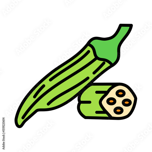 bitter melon icon	