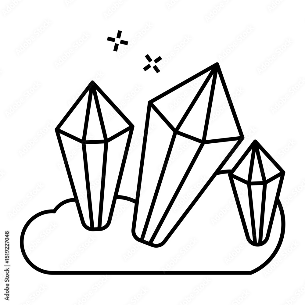 crystal meth outline icon crystal meth outline icon