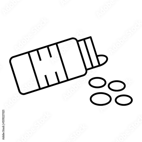 antidepressant outline icon
