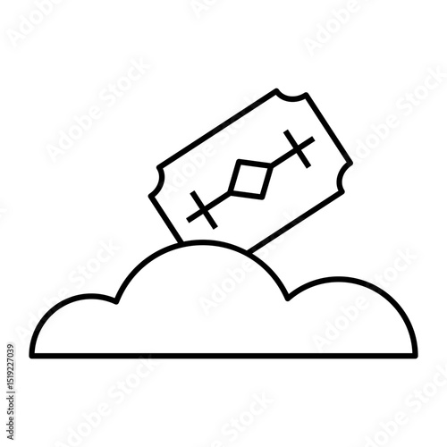 cocaine outline icon