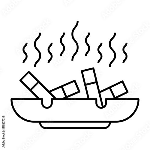 tobacco outline icon